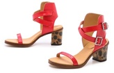 Thumbnail for your product : Maison Martin Margiela 7812 MM6 Maison Martin Margiela Leopard Heel Sandals
