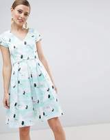 Thumbnail for your product : Closet London Pleat Skirt Dress