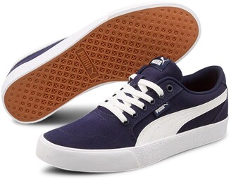 puma canvas trainers