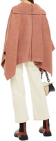 Thumbnail for your product : See by Chloe Marled ribbed cotton-blend cape