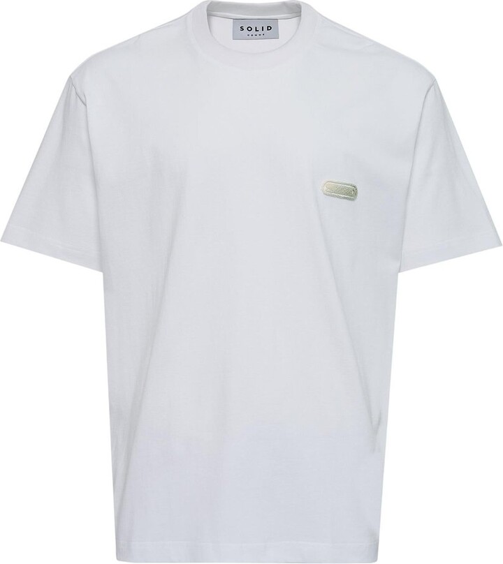 Solid Homme Gradient Soft Back Logo T-Shirt