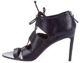Thumbnail for your product : Delman Embossed Leather Booties