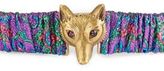 Thumbnail for your product : Gucci Printed Satin Fox-Buckle Belt