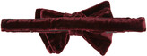 Thumbnail for your product : Tom Ford Burgundy Velvet Bow Tie