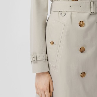 Burberry Topstitched Tropical Gabardine Trench Coat