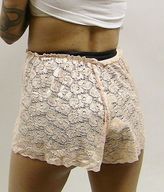 Thumbnail for your product : American Apparel LACE RiBBON LiNGERiE SHORTS PiNK WOMANS iNTiMATES BOTTOMS XS/S