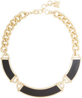 Thumbnail for your product : BCBGMAXAZRIA Faux-Leather Plate Necklace