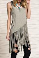 Thumbnail for your product : Easel Sleeveless Fringe Top