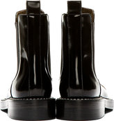 Thumbnail for your product : Marni Black Leather Gold Toe Chelsea Boots