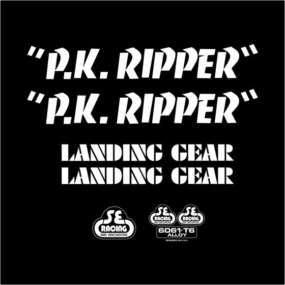 Se Bikes PK Ripper Decal Set PK Ripper White - ShopStyle Countertop ...