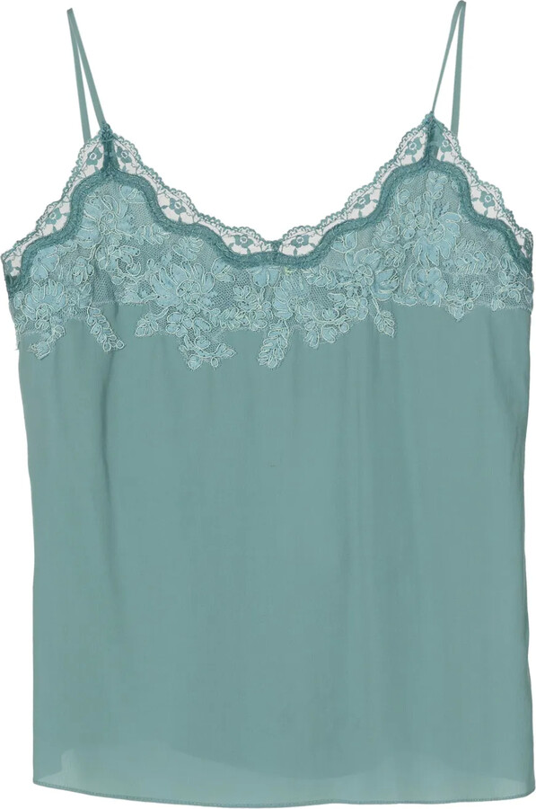 Lethicia Bronstein Amabile lace-trimmed top