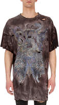 Thumbnail for your product : Balmain Distressed Faded-Graphic T-Shirt