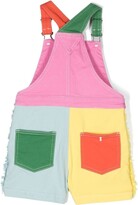 Thumbnail for your product : Stella McCartney Kids Colour-Block Lovebird Dungarees