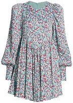 Thumbnail for your product : Rotate by Birger Christensen Alison Floral-Print Mini Dress