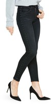 Thumbnail for your product : Hudson Barbara High-Rise Studded Skinny Jeans