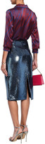 Thumbnail for your product : Diane von Furstenberg Sequined Tulle Skirt