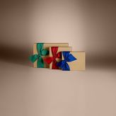 Thumbnail for your product : Burberry Reversible Smoked Check Leather Buckle Belt