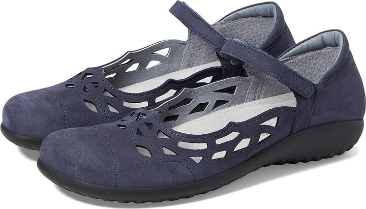Naot Agathis Women's Shoes Navy Velvet Nubuck : EU 35 (US Women's 4) M, Suede