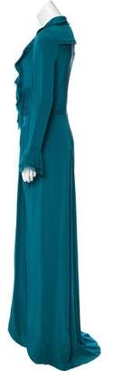 Oscar de la Renta Silk Evening Dress w/ Tags