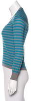 Thumbnail for your product : Hussein Chalayan Striped Scoop Neck Sweater