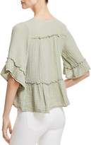 Thumbnail for your product : Red Haute Bell Sleeve Gauze Top