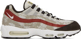 Thumbnail for your product : Nike Off-White & Brown Air Max 95 Sneakers