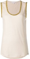 Thumbnail for your product : Patrizia Pepe Embellished Tank Top
