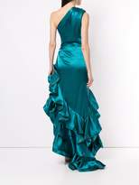 Thumbnail for your product : MONICA Bronx and Banco ruffle gown