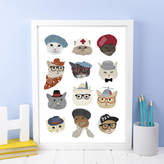 Thumbnail for your product : Hanna Melin Cats With Hats