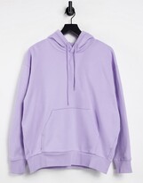Thumbnail for your product : Weekday Alisa organic cotton hoodie in lilac