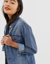 noisy may oversized denim jacket