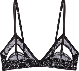 Savage x Fenty, Women's, Living In The Clouds Quarter Cup Caged Bra