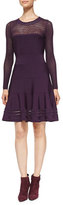Thumbnail for your product : Diane von Furstenberg Body-Conscious Knit Fit-and-Flare Dress