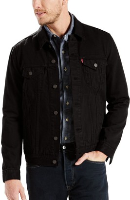 black denim jacket mens levis