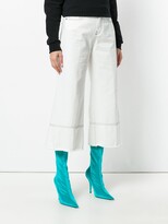 Thumbnail for your product : MSGM Cropped Flare Jeans