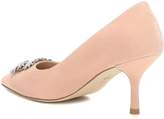 Thumbnail for your product : Stuart Weitzman Kelsey 75 embellished suede pumps