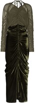 Thumbnail for your product : Richard Malone Ruched Maxi Dress