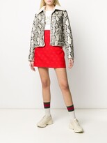 Thumbnail for your product : Gucci diagonal GG A-line short skirt