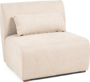TJMAXX Amelia Slipper Accent Chair With Pillow, Polyester