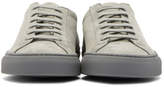 Thumbnail for your product : Common Projects Woman by Grey Nubuck Original Achilles Low Sneakers
