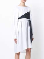 Thumbnail for your product : MM6 MAISON MARGIELA wrap and tie front shirt dress