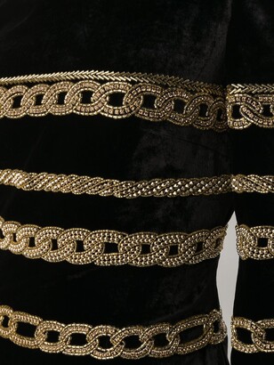 Balmain Bead-Embellished Mini Dress