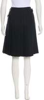 Thumbnail for your product : Aquascutum London Pleated Knee-Length Skirt