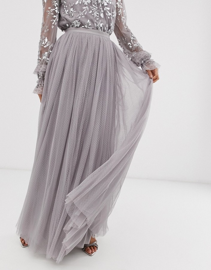 needle and thread maxi skirt