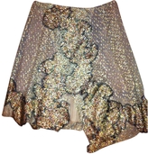 Thumbnail for your product : Michael Van Der Ham Metallic Silk Skirt