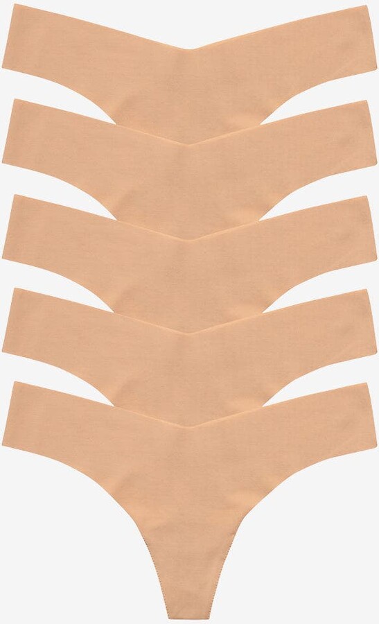 Commando Classic Solid Thong 5-Pack