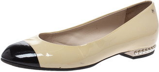 two tone ballet flats