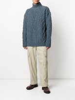 Thumbnail for your product : DSQUARED2 Deer Pattern Roll-Neck Jumper