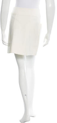 Diane von Furstenberg Button Embellished Mini Skirt