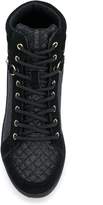 Thumbnail for your product : Versace Jeans glitter quilted hi-top sneakers